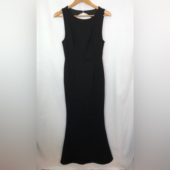 LULUS Mine Black Backless Maxi Dress Size M - Picture 7 of 9